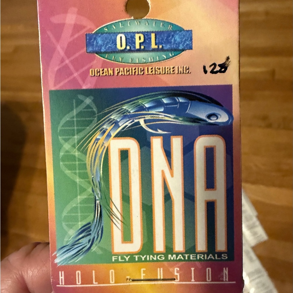 DNA Fly Tying Materials - HOLO FUSION - 10 packs/10 colors - flash fiber - NWOT